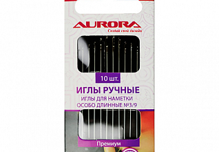 Иглы ручные Aurora для наметки