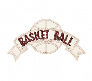 Термоаппликация "Basketball" бежевый