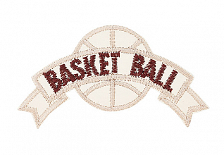 Термоаппликация "Basketball" бежевый